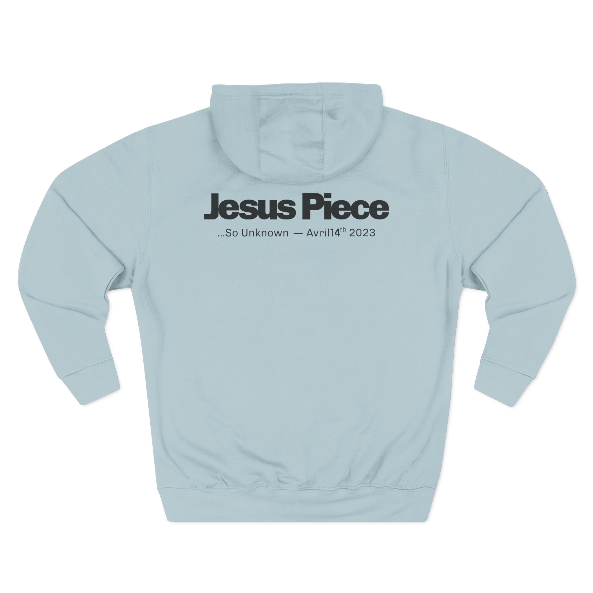 Jesus Piece Symbols Three-Panel Fleece Hoodie
