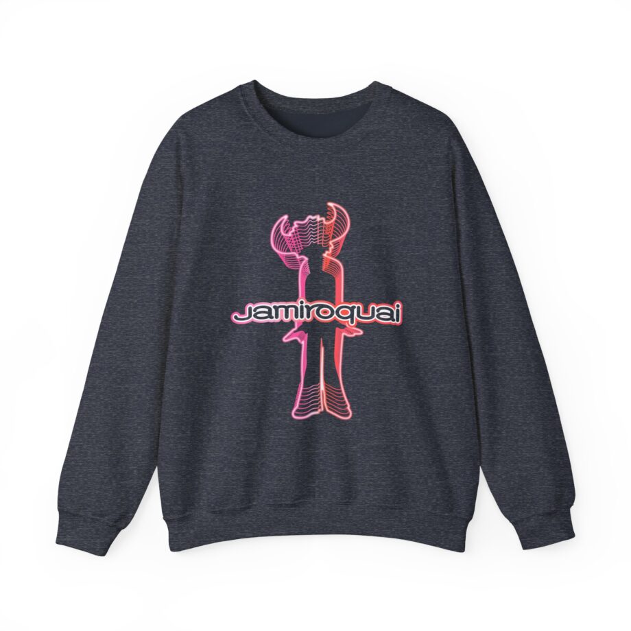 J Buffalo Man Neon Unisex Heavy Blend™ Crewneck Sweatshirt