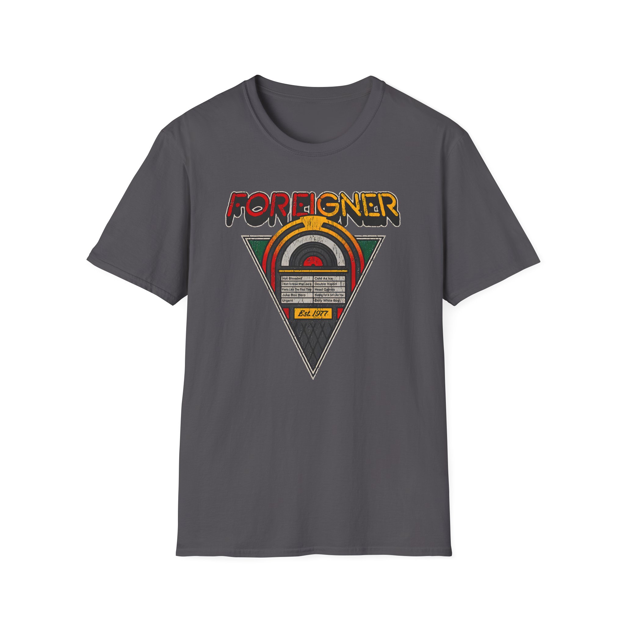 Foreigner Juke Box Unisex Softstyle T-Shirt