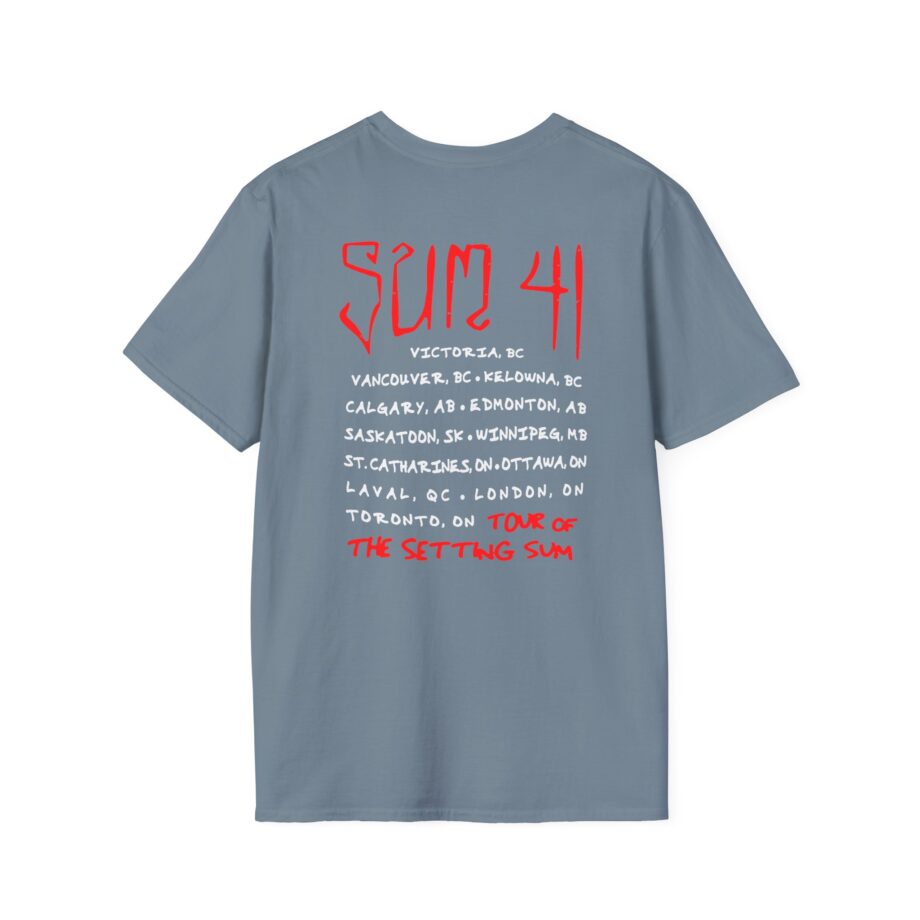 Sum 41 Skull Sketch Tour Unisex Softstyle T-Shirt