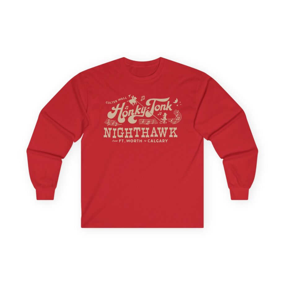 Colter Wall Honky-tonk Nighthawk Unisex Ultra Cotton Long Sleeve Tee