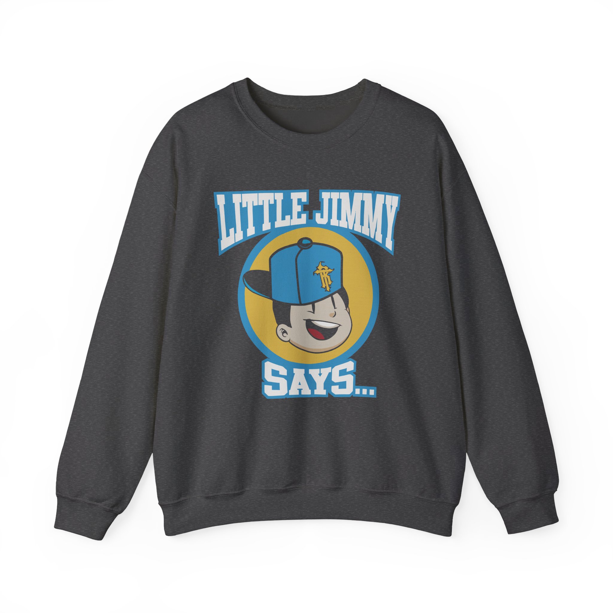 R Truth Little Jimmy Unisex Heavy Blendâ„¢ Crewneck Sweatshirt