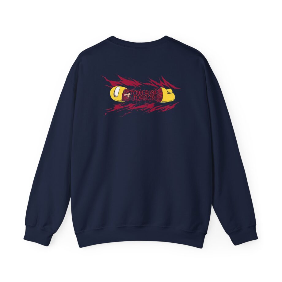 Signs of the Swarm Among Us the Low & Empty Unisex Heavy Blend™ Crewneck Sweatshirt