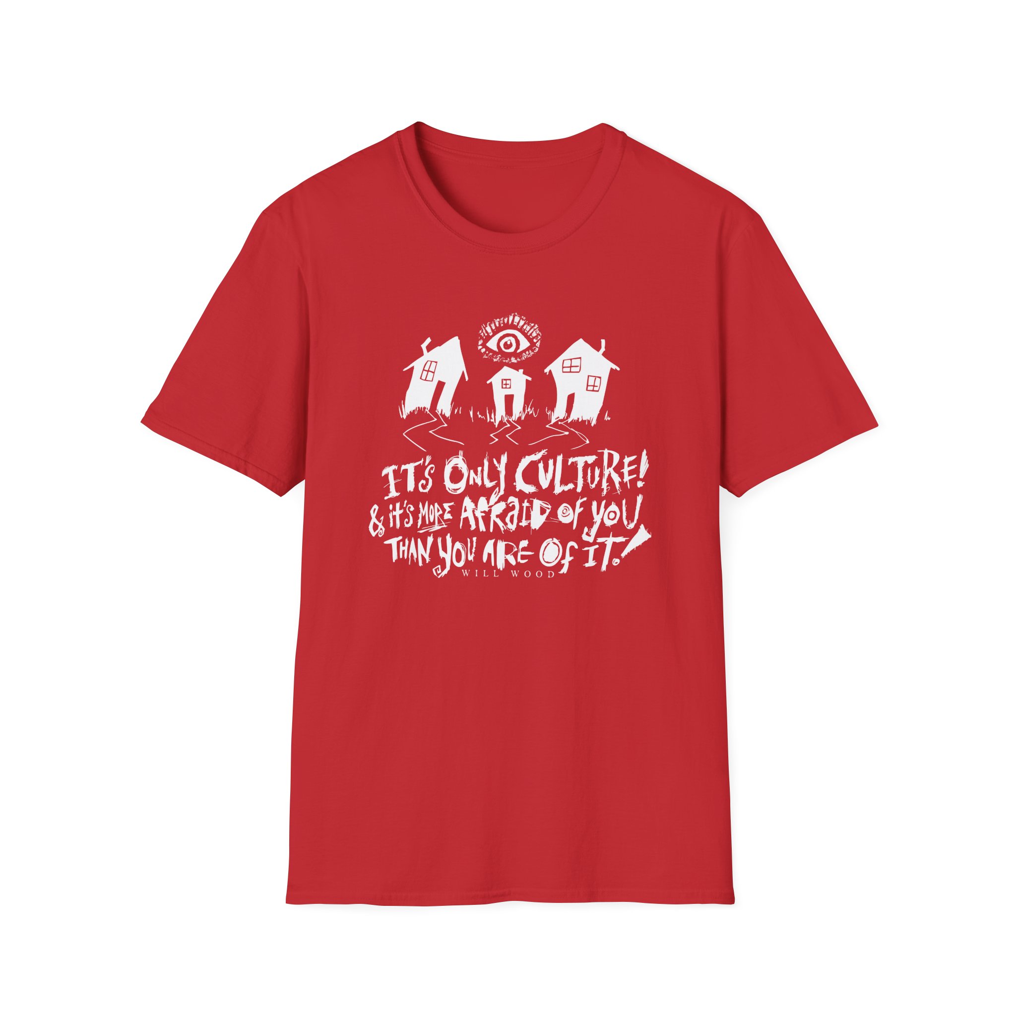 Will Wood Suburbia Unisex Softstyle T-Shirt