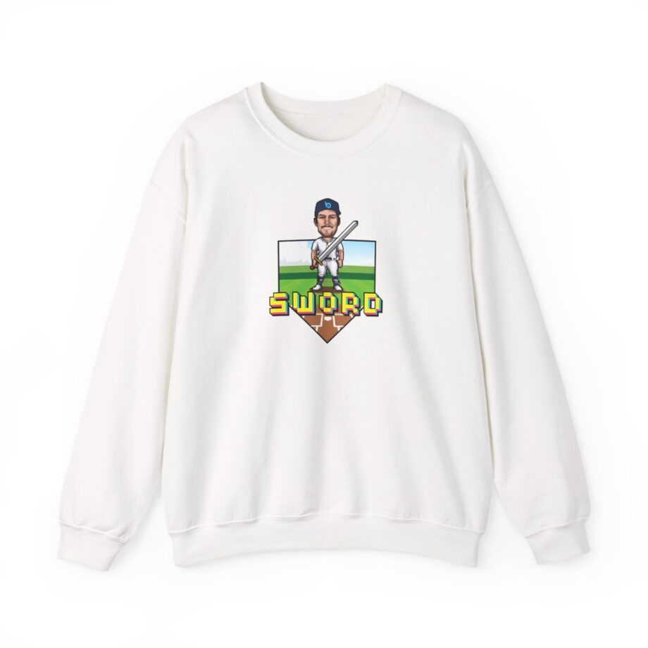 Trevor Bauer Sword Pixel Art Unisex Heavy Blend™ Crewneck Sweatshirt
