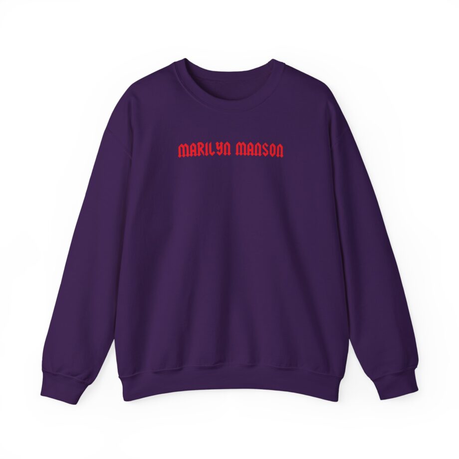 Marilyn Manson Little Cross Photo Unisex Heavy Blend™ Crewneck Sweatshirt