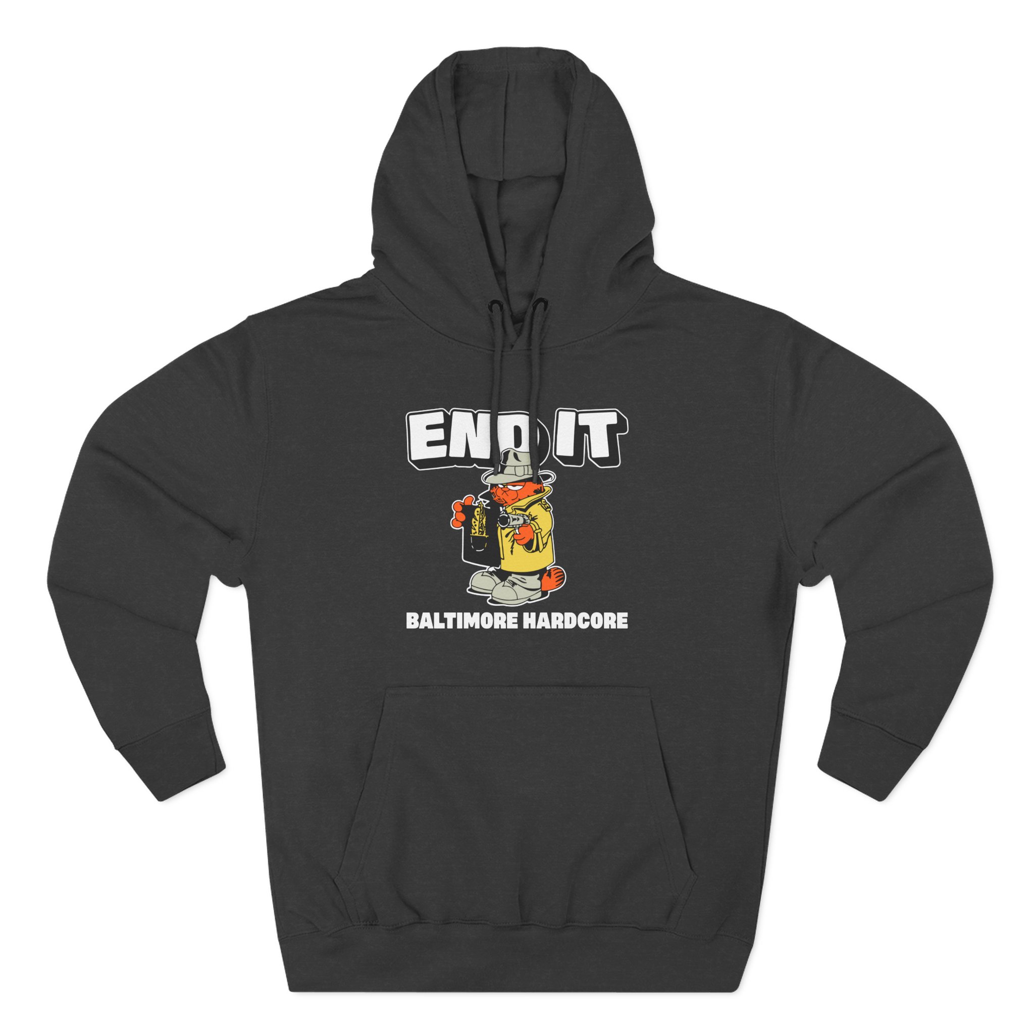 End It Three-Panel Fleece Hoodie