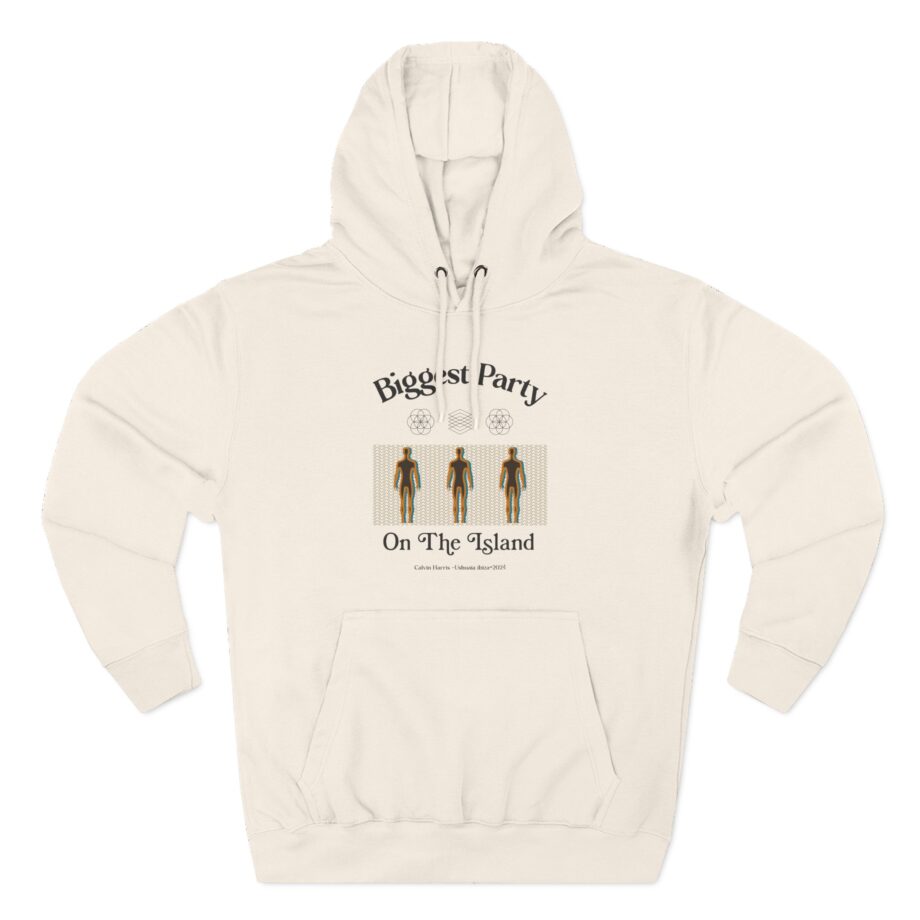 Calvin Harris Ushuaia Higher Island Party Three-Panel Fleece Hoodie