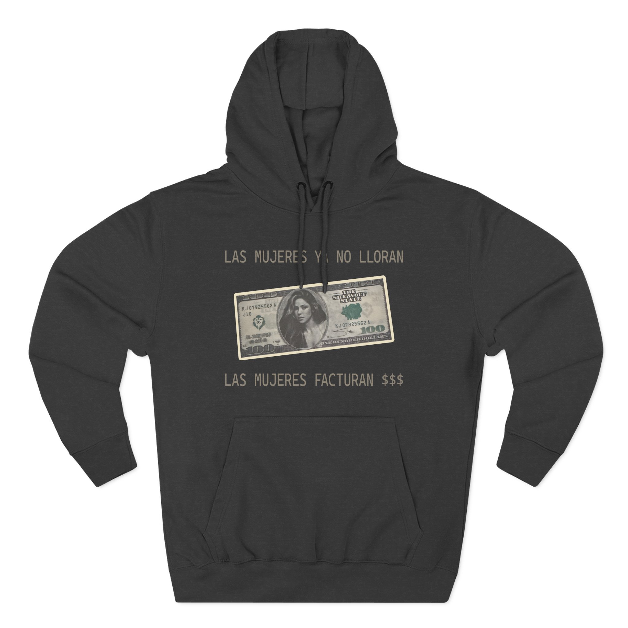 Shakira Dollar Bill Three-Panel Fleece Hoodie