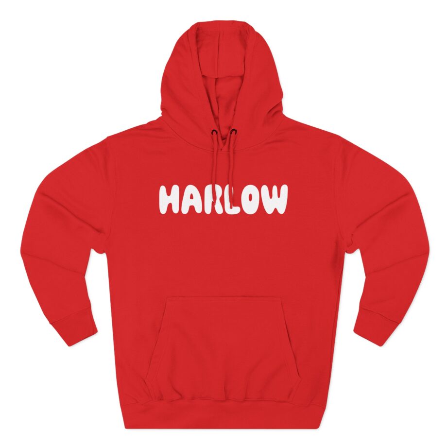 Harlow and Popcorn Three-Panel Fleece Hoodie