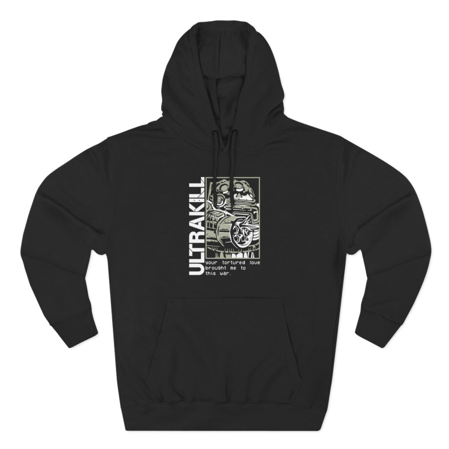 Ultrakill Gutterman Three-Panel Fleece Hoodie