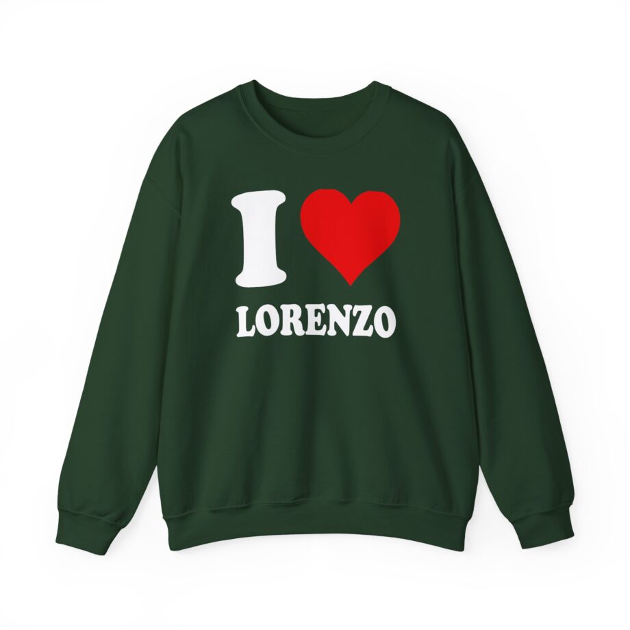I Love Lorenzo Unisex Heavy Blend™ Crewneck Sweatshirt