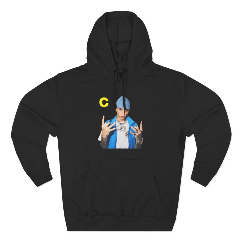 Central Cee Three-Panel Fleece Hoodie