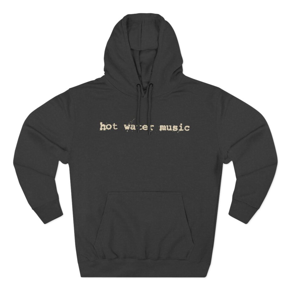 Hot Water Music Logo Three-Panel Fleece Hoodie