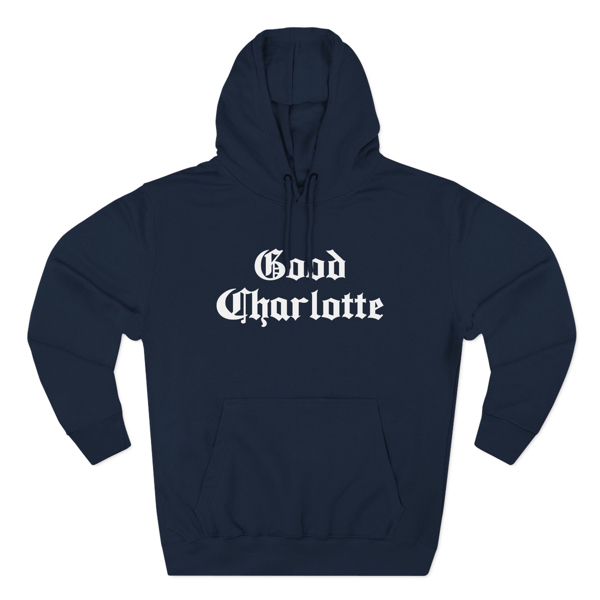 Good Charlotte Logo Three-Panel Fleece Hoodie