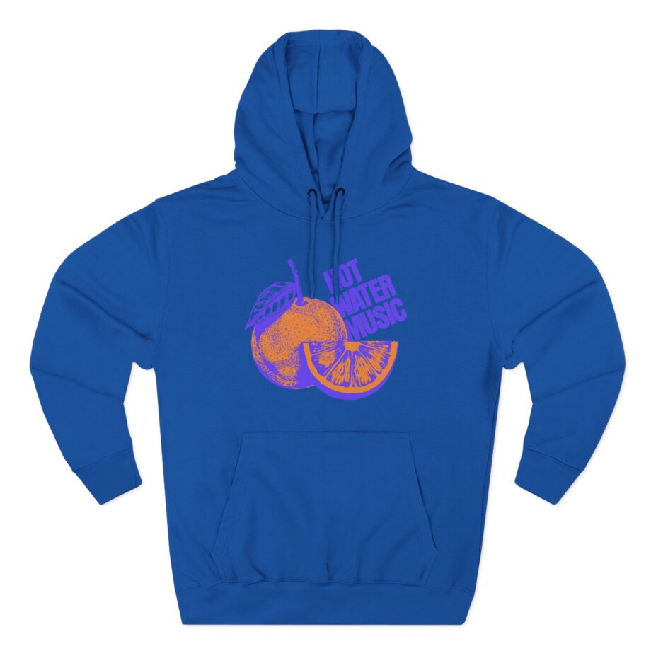 Hot Water Music Florida Orange Three-Panel Fleece Hoodie