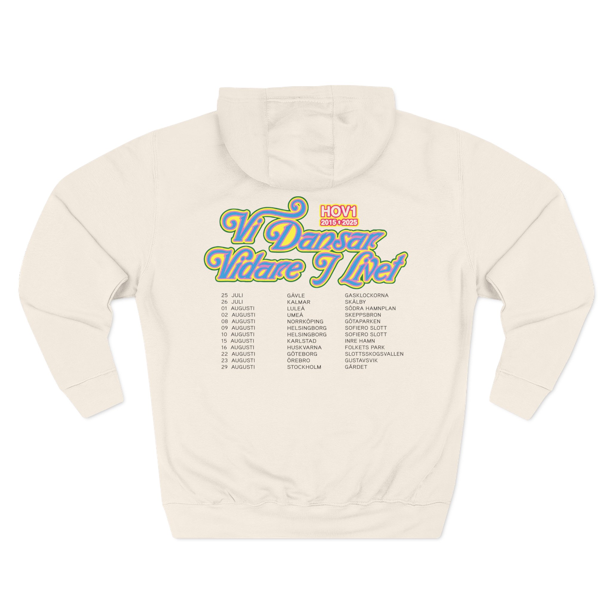 Hov1 Tour 2025 Three-Panel Fleece Hoodie