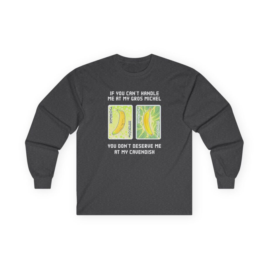 Balatro Gros Michel and Cavendish Jokker Banana  Unisex Ultra Cotton Long Sleeve Tee