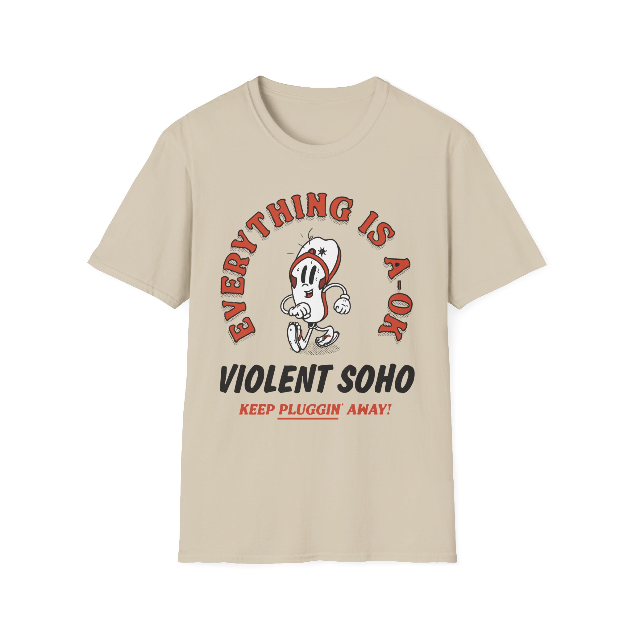 Violent Soho Keep on Pluggin Unisex Softstyle T-Shirt