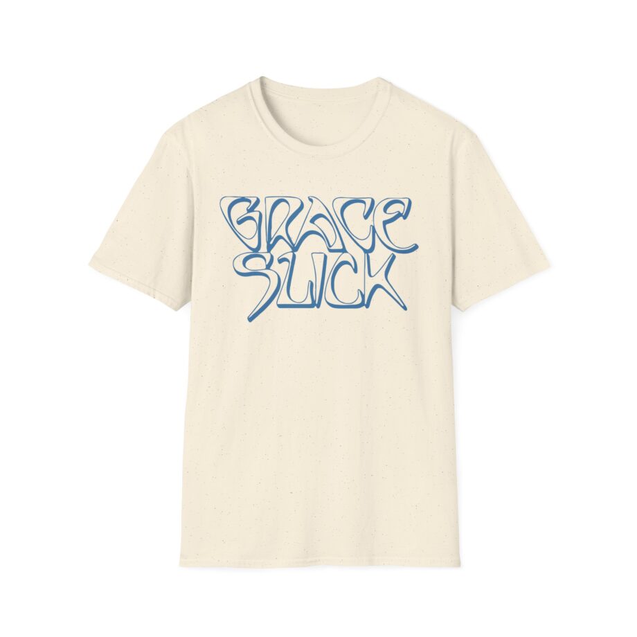 Jefferson Airplane Grace Slick Logo Unisex Softstyle T-Shirt