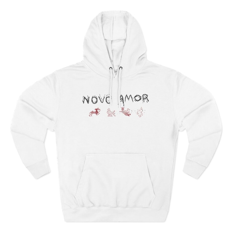 Novo Amor Symbols Three-Panel Fleece Hoodie