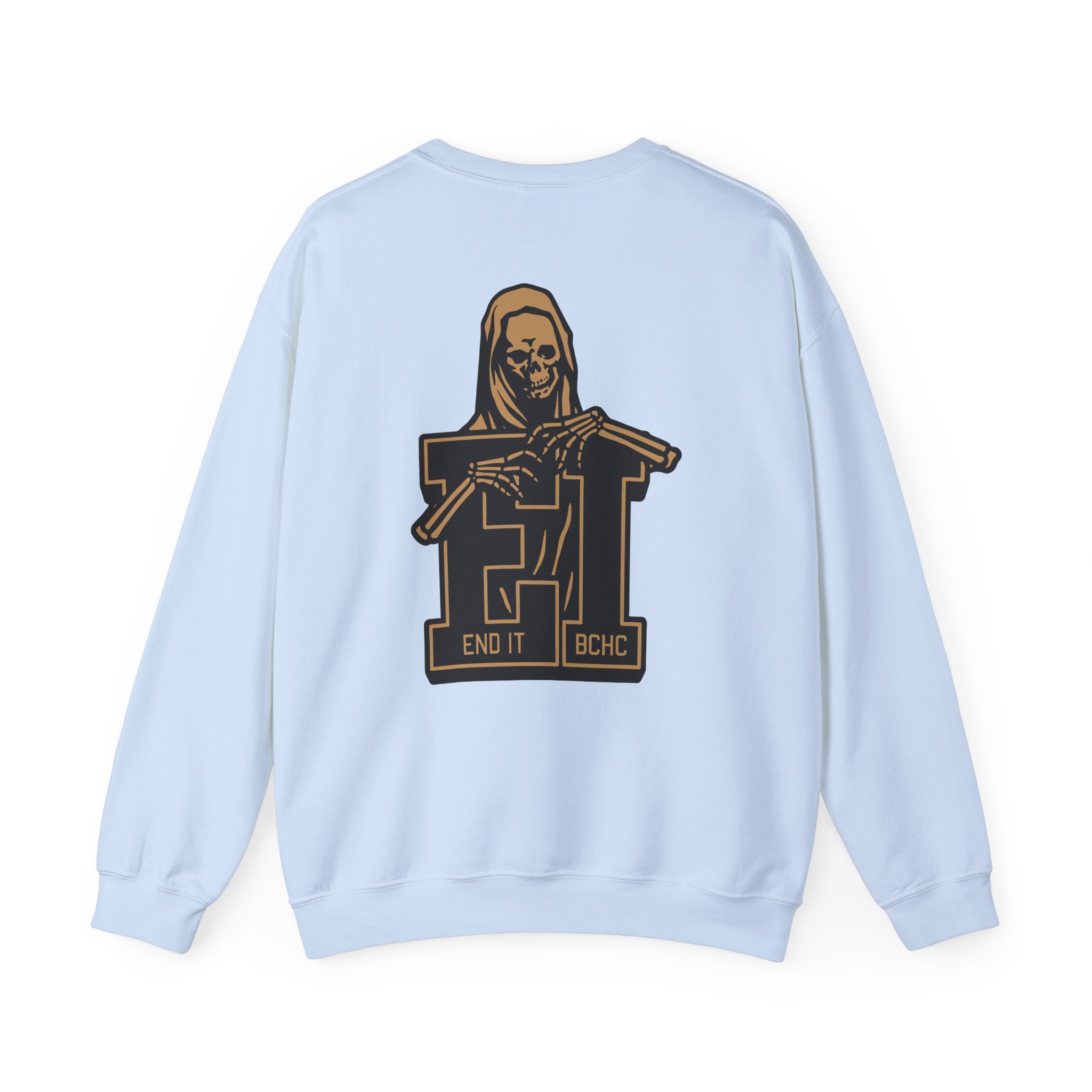 End It Bchc Reaper Emblem Unisex Heavy Blendâ„¢ Crewneck Sweatshirt