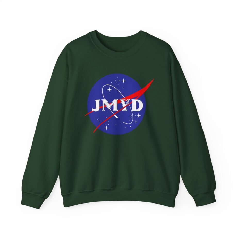 Ymh JMYD: Space Explorers Unisex Heavy Blend™ Crewneck Sweatshirt