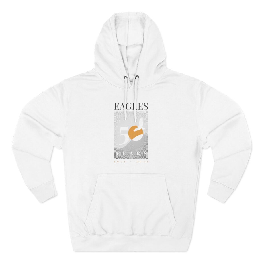 The Eagles 50 Years Sunrise Three-Panel Fleece Hoodie