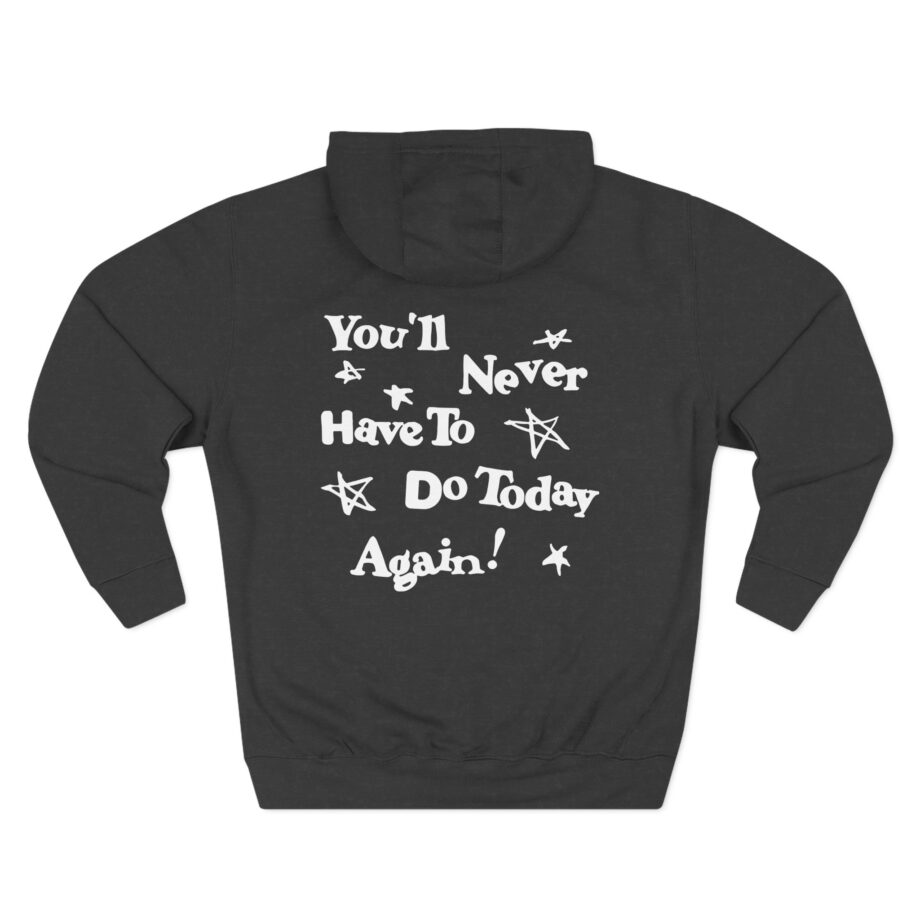 Alex Warren You’ll Never Have to Do Today Again Three-Panel Fleece Hoodie