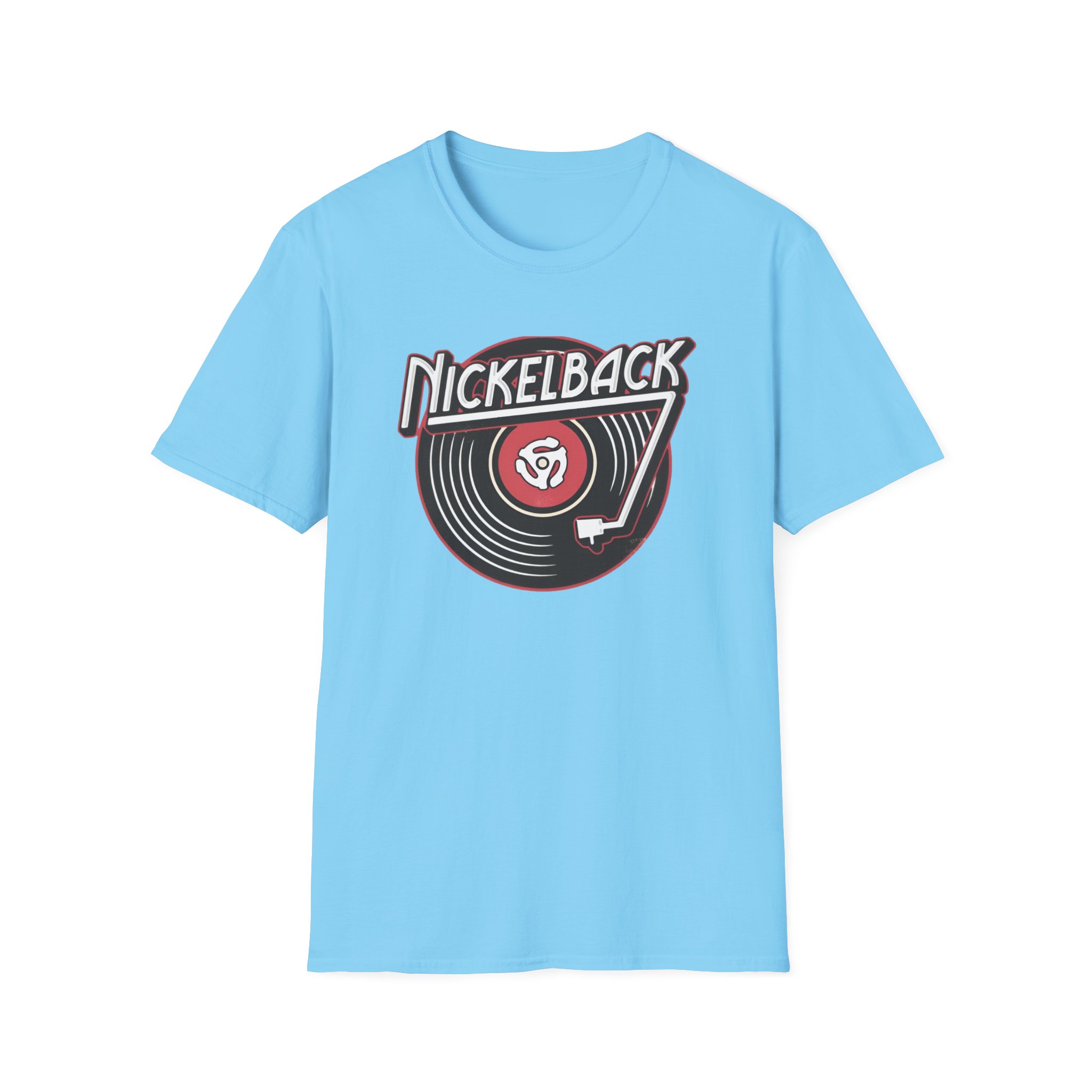 Nickelback Record Natural Ringer Unisex Softstyle T-Shirt