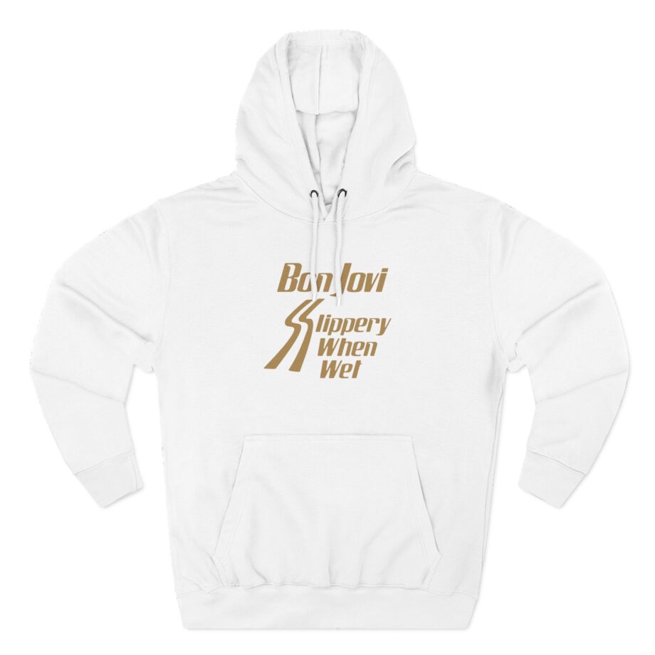 Bon Jovi Slippery When Wet Three-Panel Fleece Hoodie