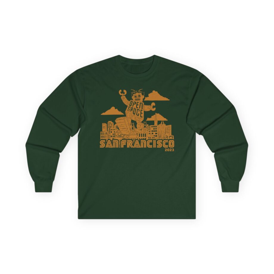 William Osman Open Sauce San Francisco Unisex Ultra Cotton Long Sleeve Tee