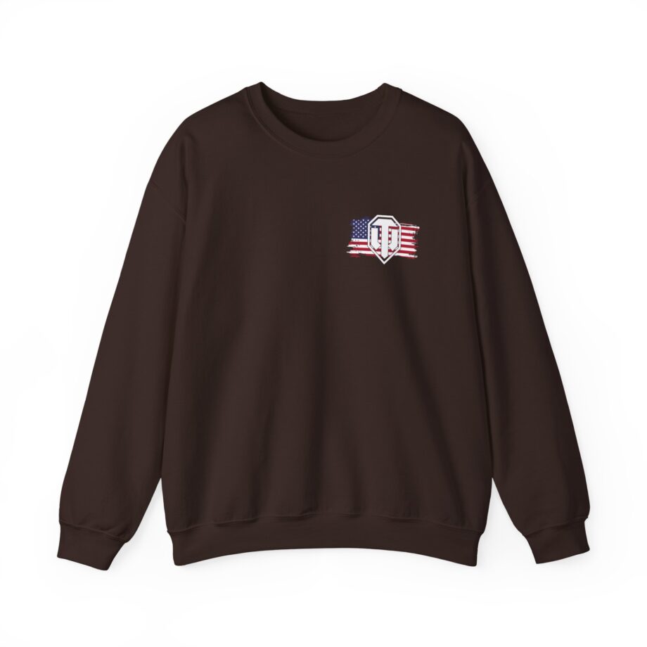 World of Tank Wot July 4th Eagle Unisex Heavy Blend™ Crewneck Sweatshirt