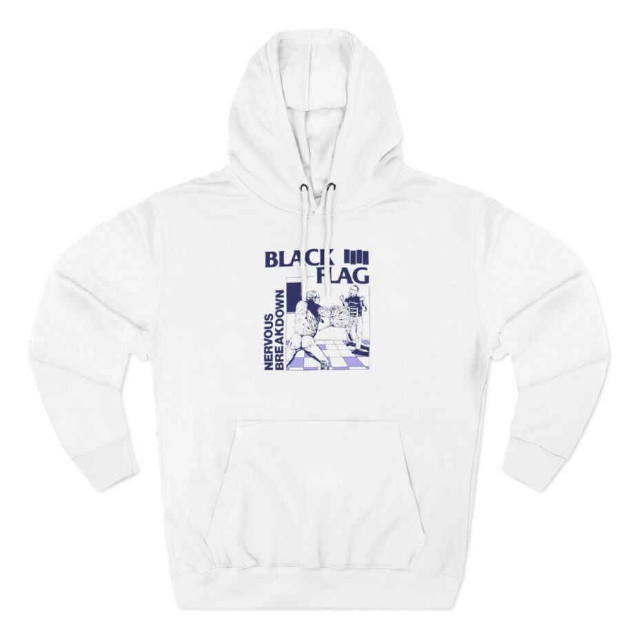 Black Flag Nervous Breakdown Three-Panel Fleece Hoodie