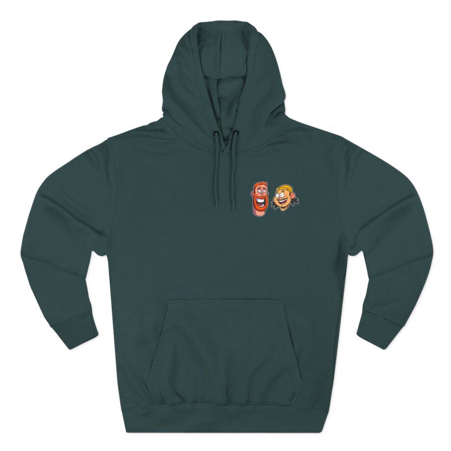 Bad Friends Three-Panel Fleece Hoodie