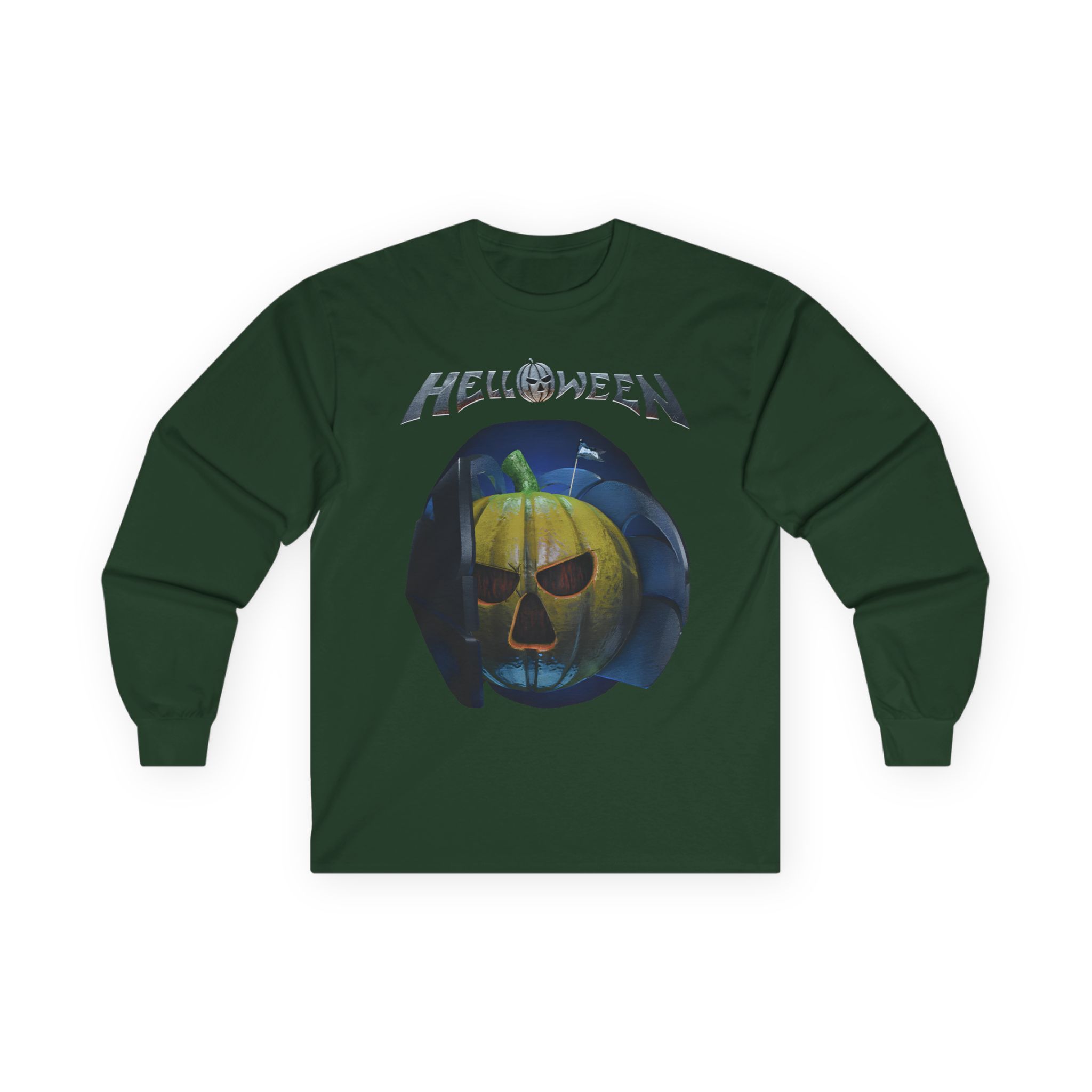 Helloween United Forces Pumpkin Unisex Ultra Cotton Long Sleeve Tee