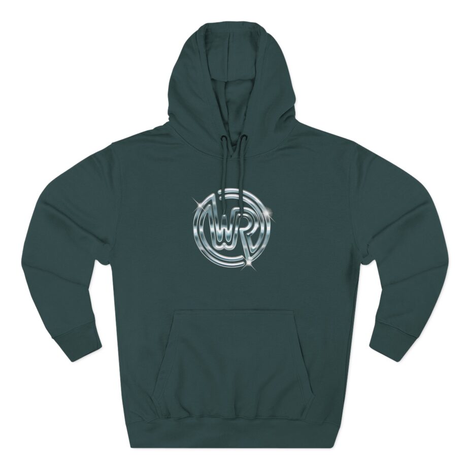 White Reaper Chrome Logo Three-Panel Fleece Hoodie