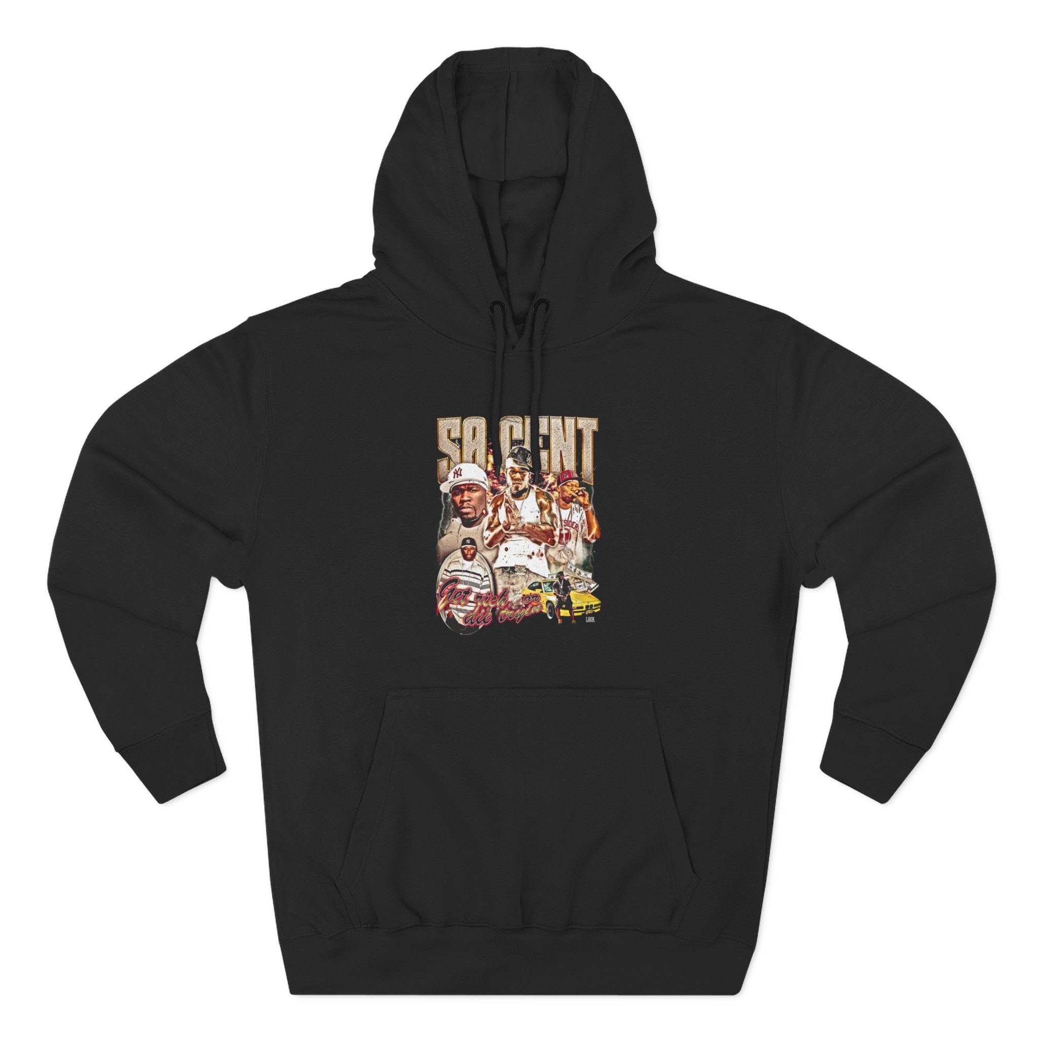 50 Cent Get Rich or Die Tryin Three-Panel Fleece Hoodie