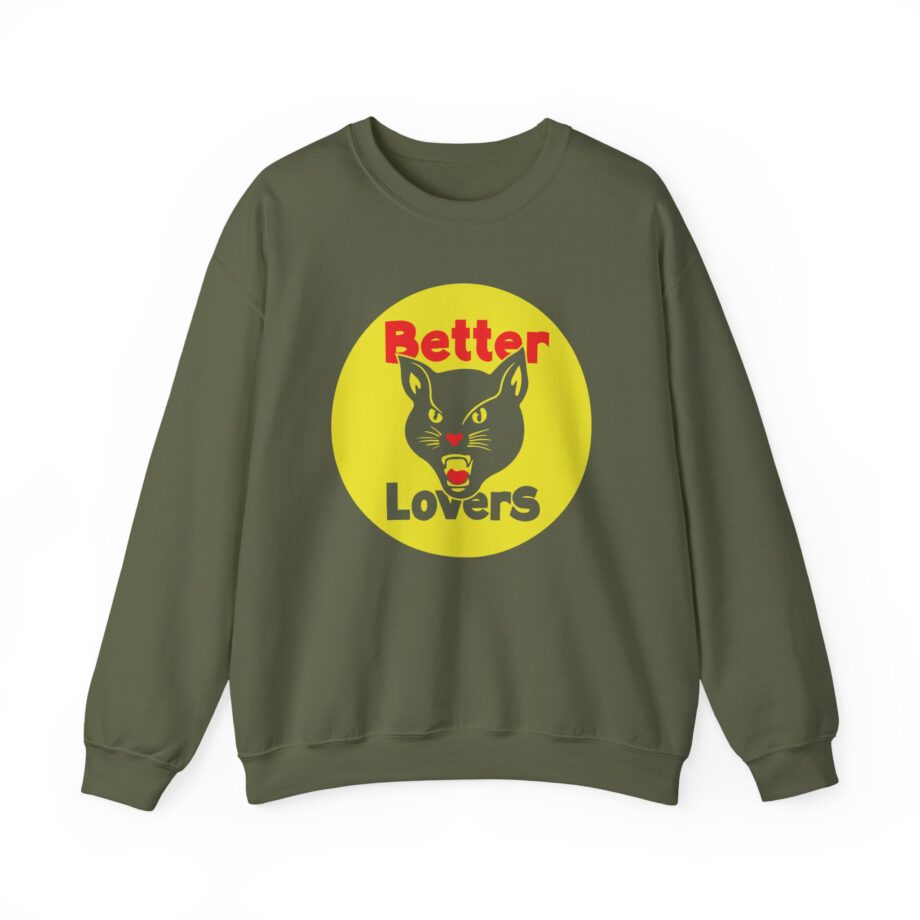 Better Lovers Cat Bootleg Unisex Heavy Blend™ Crewneck Sweatshirt