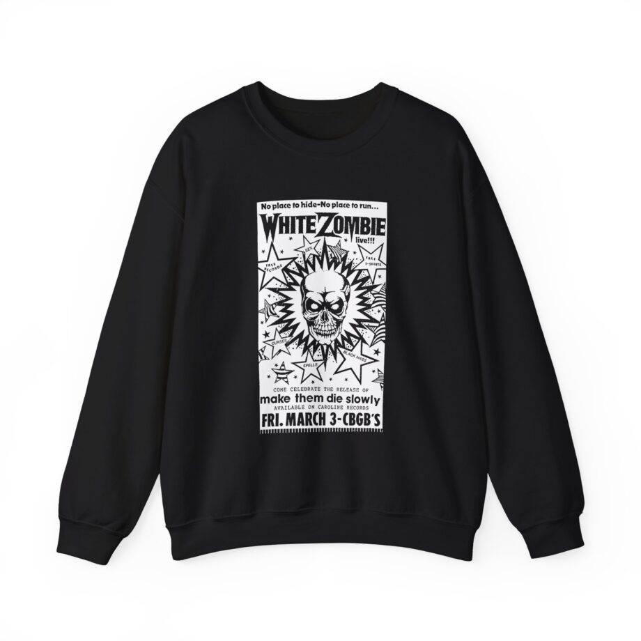 White Zombie Cbgb Poster Unisex Heavy Blend™ Crewneck Sweatshirt