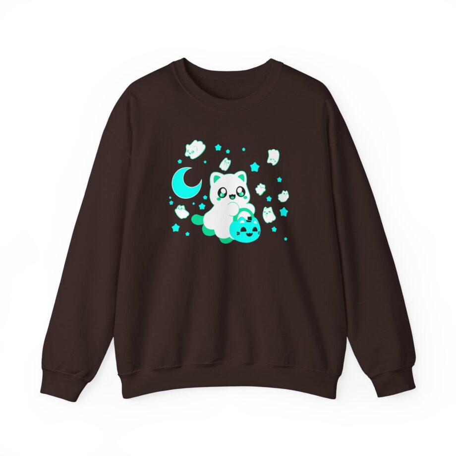Aphmau Ghost Cat Unisex Heavy Blend™ Crewneck Sweatshirt