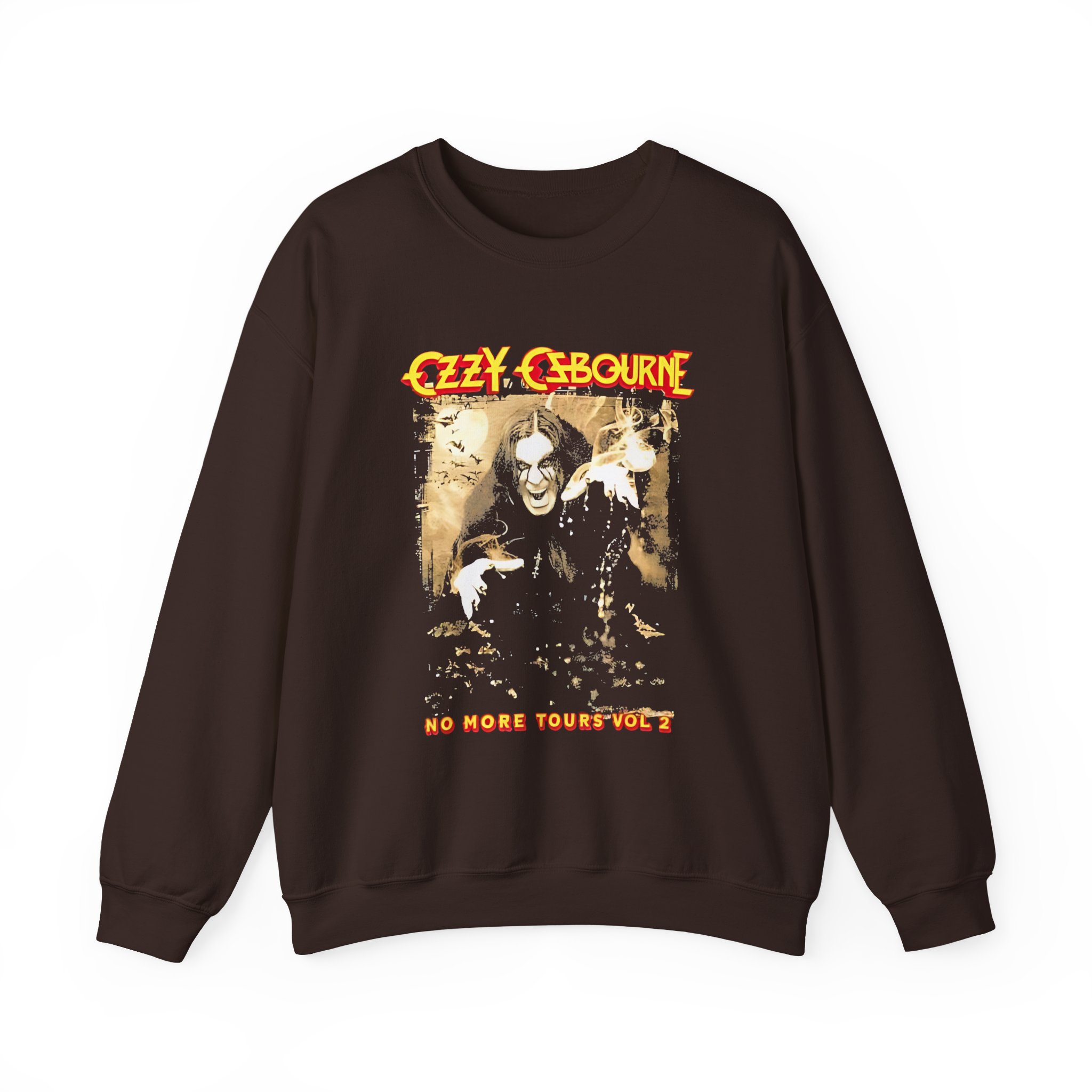 Ozzy Osbourne Rising With Tourback Unisex Heavy Blendâ„¢ Crewneck Sweatshirt
