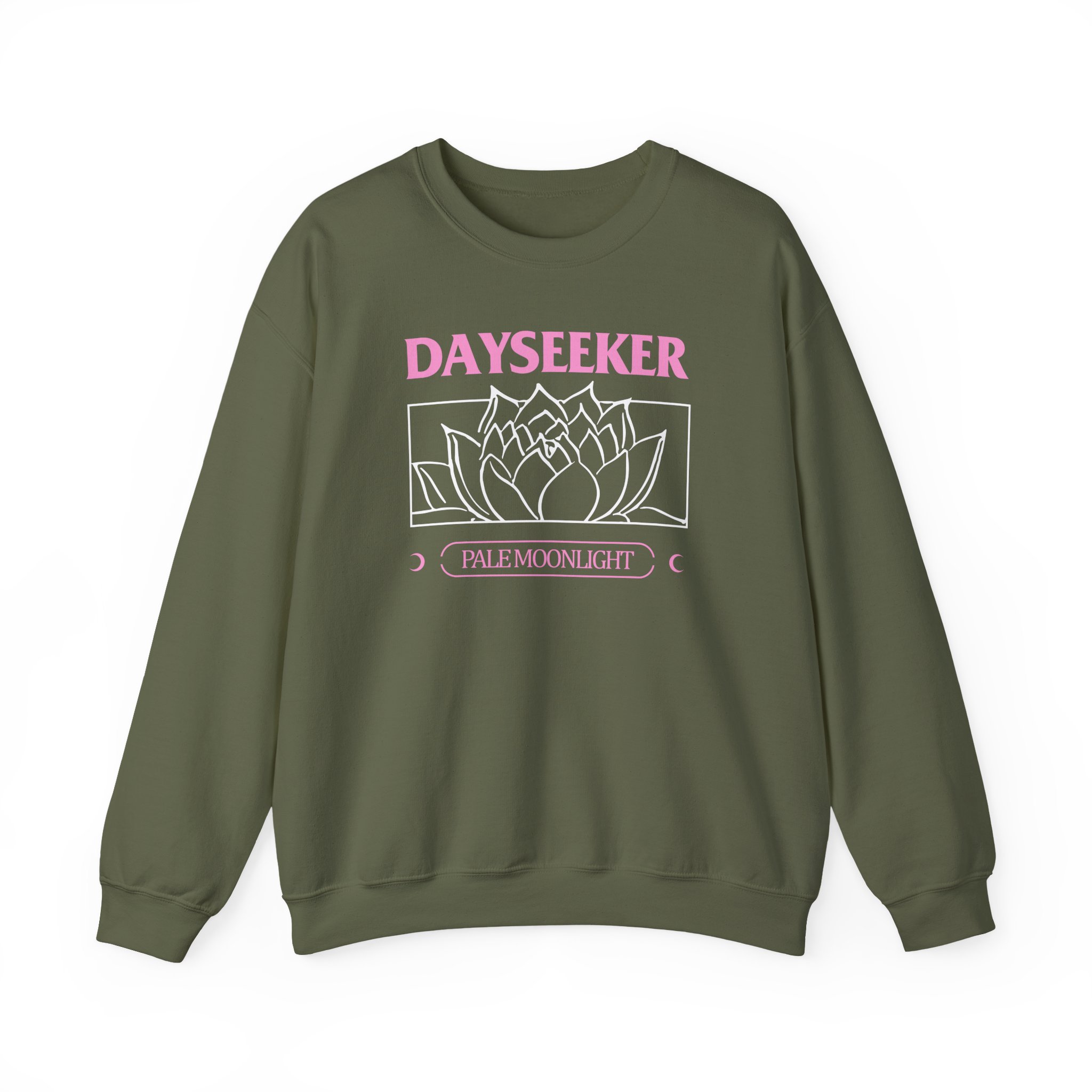 Dayseeker Lotus Unisex Heavy Blend Crewneck Sweatshirt
