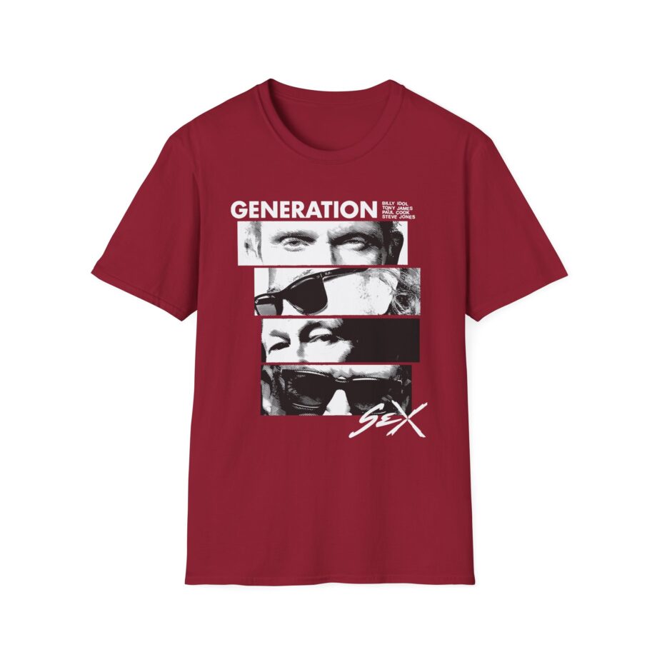 Billy Idol Eye Stack Unisex Softstyle T-Shirt
