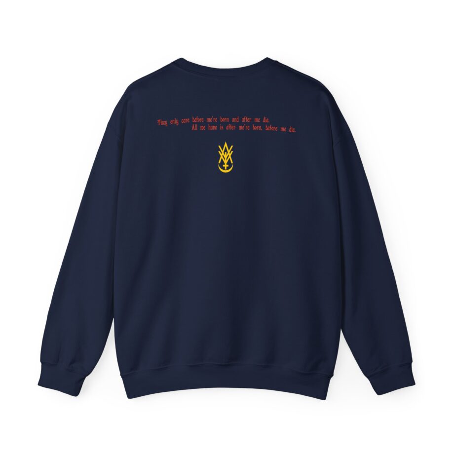 Amigo the Devil Born Against Unisex Heavy Blend™ Crewneck Sweatshirt