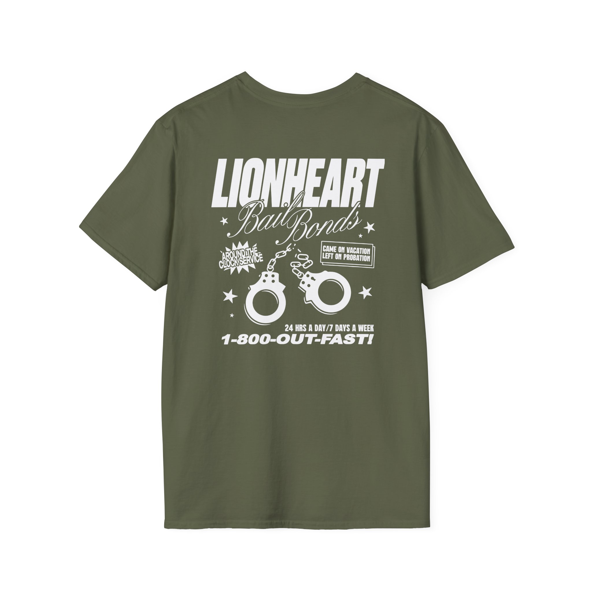 Lionheart "Bail Bonds" Unisex Softstyle T-Shirt