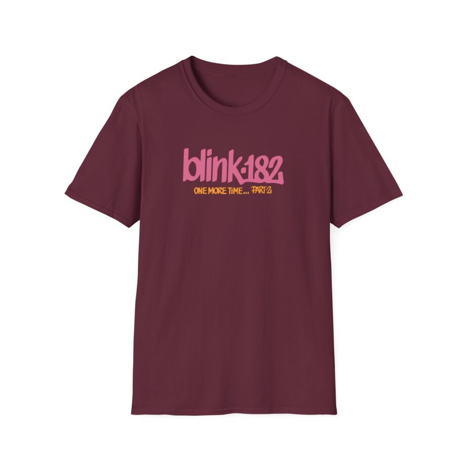 Blink 182 One More Time...part 2 Unisex Softstyle T-Shirt