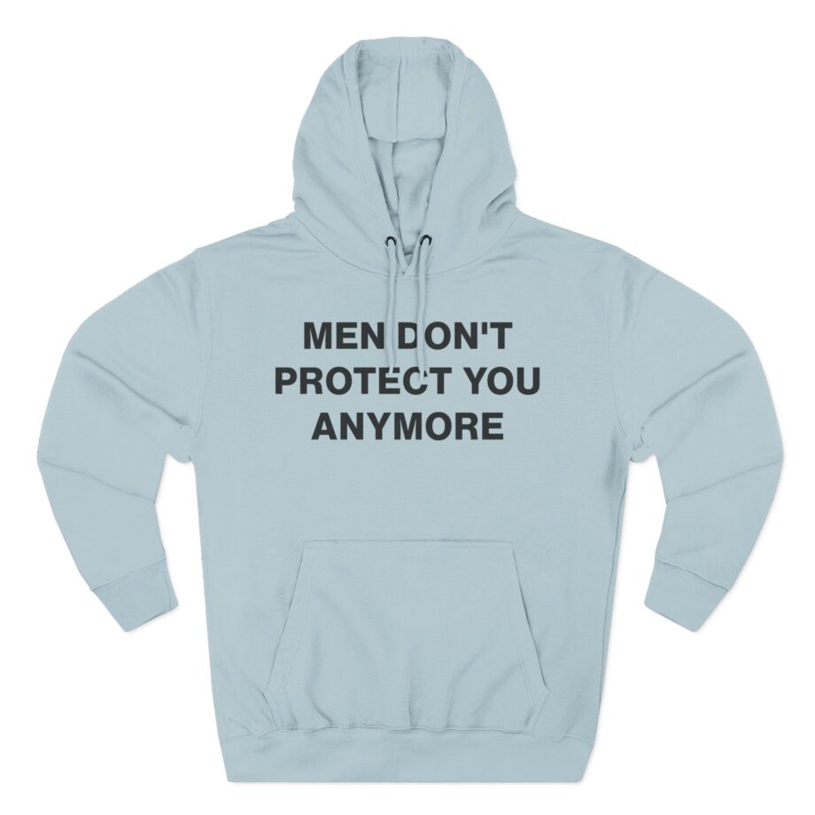 Jenny Holzer Men Don´t Protect You Anymore Three-Panel Fleece Hoodie