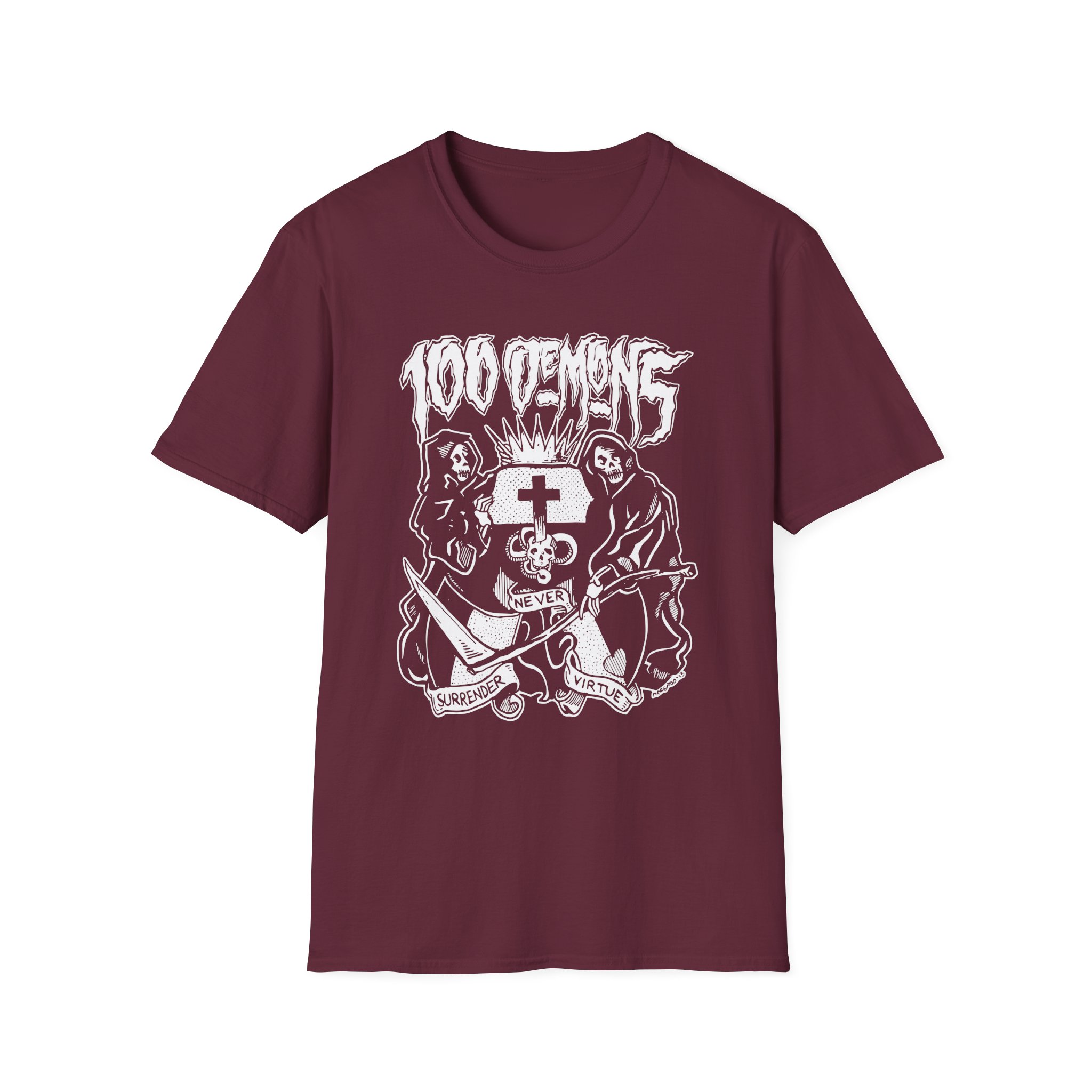 100 Demons Unisex Softstyle T-Shirt