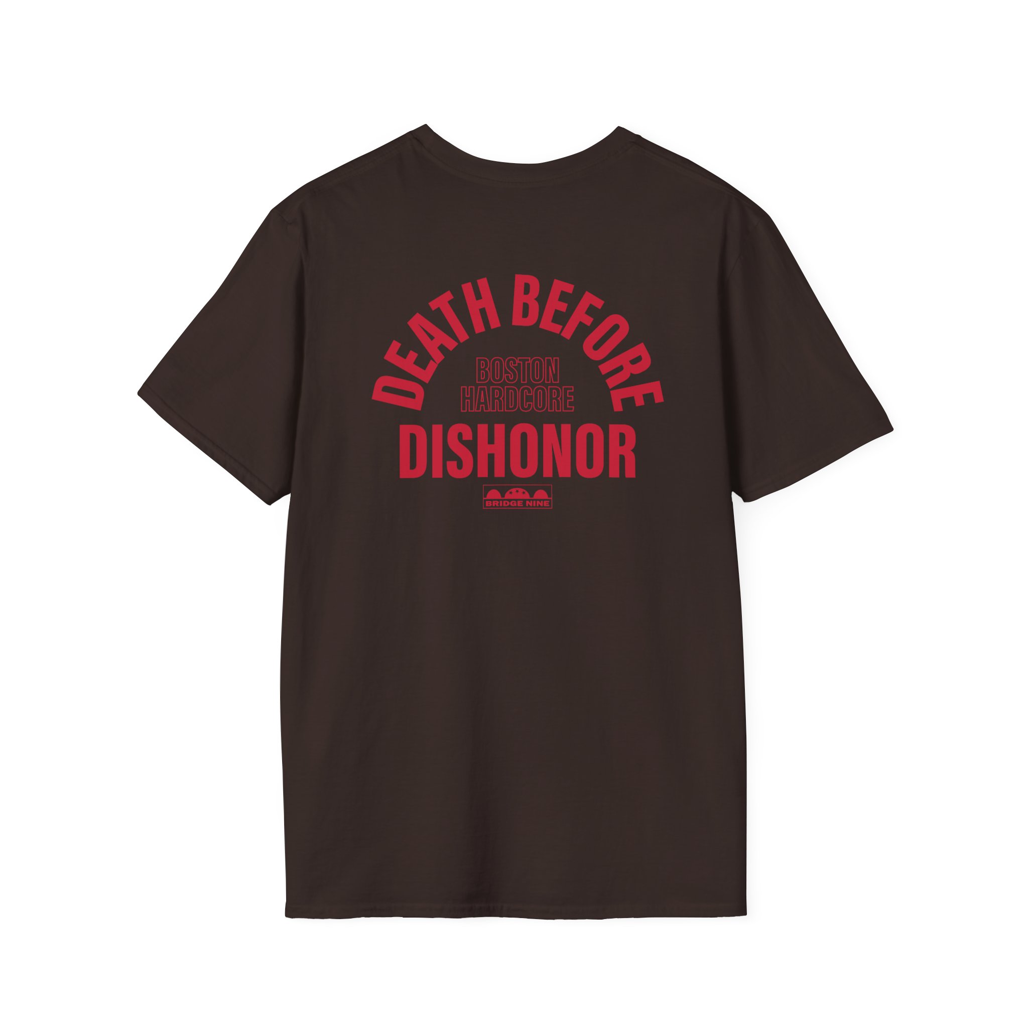 Death Before Dishonor Boston Arch Unisex Softstyle T-Shirt